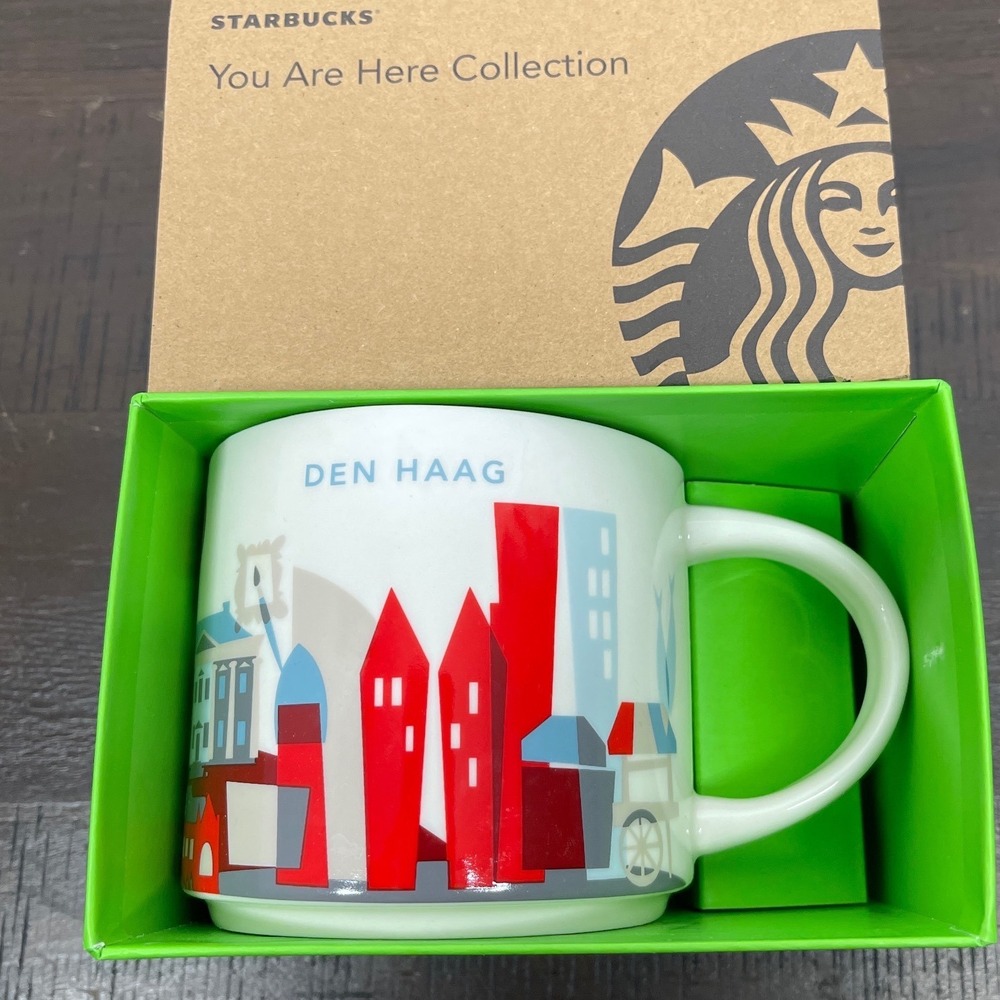 Starbucks You Are Here Collection Den Haag Netherlands 14oz Coffee Mug 2023 Box